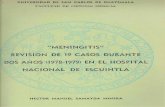 MENINGITIS REVISION DE19CASOS DURANTE DOSAI~OS(1978 …