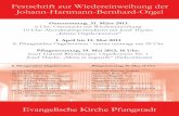 Festschrift zur Wiedereinweihung der Johann-Hartmann ...