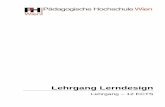 Curriculum LG Lerndesign 12ects - PH Wien