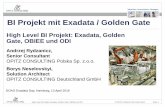 BI Projekt mit Exadata / Golden Gate OC Niederlassung