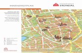 Illustrierter Innenstadtplan Stendal - Var. A - 2