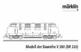 Modell der Baureihe V 200 (BR 220)