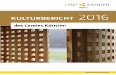 Kulturbericht Land Kärnten 2016 Druck Steffan