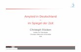 Amyloid in Deutschland im Spiegel der Zeit