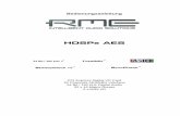 HDSPe AES - RME Audio