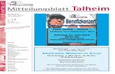 AMTSBLATT Mitteilungsblatt Talheim