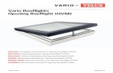 Vario Rooflights Opening Rooflight (UVM)