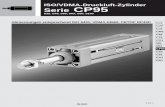 ISO/VDMA-Druckluft-Zylinder Serie CP95