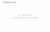 Gigaset E260A-E310-E310A