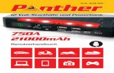 Benutzerbuch / Anleitung - Panther-Batterien