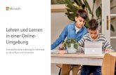 Lehren und Lernen in einer Online-Umgebung