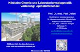 Klinische Chemie und Laboratoriumsdiagnostik Vorlesung ...