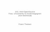 101: Anti-OpenSource Fear, Uncertainty & Doubt begegnen
