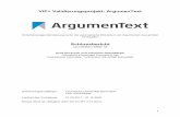 VIP+ Validierungsprojekt: ArgumenText