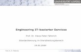 Engineering IT-basierter Dienstleistungen