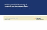 Wohnungsmarktbeobachtung als Strategisches Planungsinstrument
