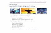 Module : modulation d’amplitude