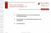 Der neue Lehrplan MINISTERIUM FÜR BILDUNG, WISSENSCHAFT ...