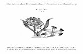 Berichte des Botanischen Vereins zu Hamburg Heft 19 2000