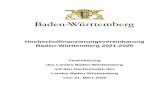 Hochschulfinanzierungsvereinbarung Baden-Württemberg 2021 …