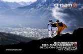 INFORMATION RISK MANAGEMENT /// MIT CRISAM