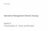 Operations Management Tutorial (Auszug)