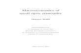 Macroeconomics of small open economies