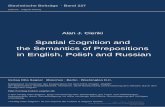 Spatial Cognition and the Semantics of Prepositions in ...