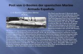 Post von U-Booten der spanischen Marine Armada Española