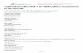 of ferroptosis 7-Dehydrocholesterol is an endogenous ...