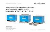 Operating Instructions - Pfeuffer