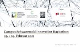 Campus Schwarzwald Innovation Hackathon 03. + 04. Februar 2021