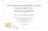 Energienutzungsplan für die Gemeinden der Kreuzbergallianz