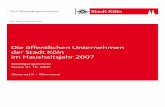 Beteiligungsbericht 2007 - stadt-koeln.de