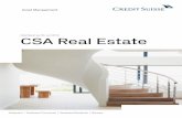 CSA Real Estate - Credit Suisse