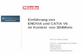 Einführung von ENOVIA und CATIA V6 im Kontext von 3D4Miele