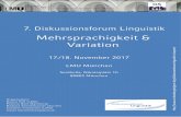 Mehrsprachigkeit & Variation - LMU