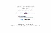 EDIFACT-SUBSET EDITEC Verkaufsbericht