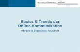 Basics & Trends der Online-Kommunikation - DBU