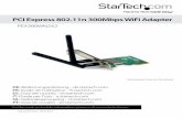 PCI Express 802.11n 300Mbps WiFi Adapter -   | We make