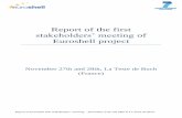 Report of the first - Euroshell