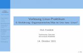 Linux- Dirk Frettl oh Vorlesung Linux-Praktikum