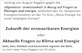 Aktuelle Fragen zu Klima und Energie - TU Graz