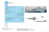 Technische Daten/Typendaten TTE Gripen, Rafale, Eurofighter