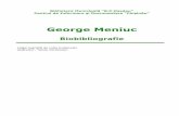George Meniuc Biobibliografie - Biblioteca Municipalƒ "B.P.Hadeu"