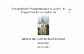 Evangelische Pfarrgemeinde A. und H. B. Klagenfurt ...