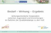 Bedarf Wirkung Ergebnis - Deutscher Verein