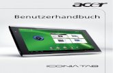 Bedienungsanleitung Acer Iconia Tab A501 - Handy Deutschland