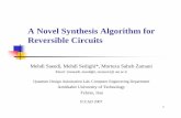 A Novel Synthesis Algorithm for Reversible Circuits