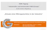 KWK-Tagung “ Industrieller und kommunaler KWK-Einsatz”